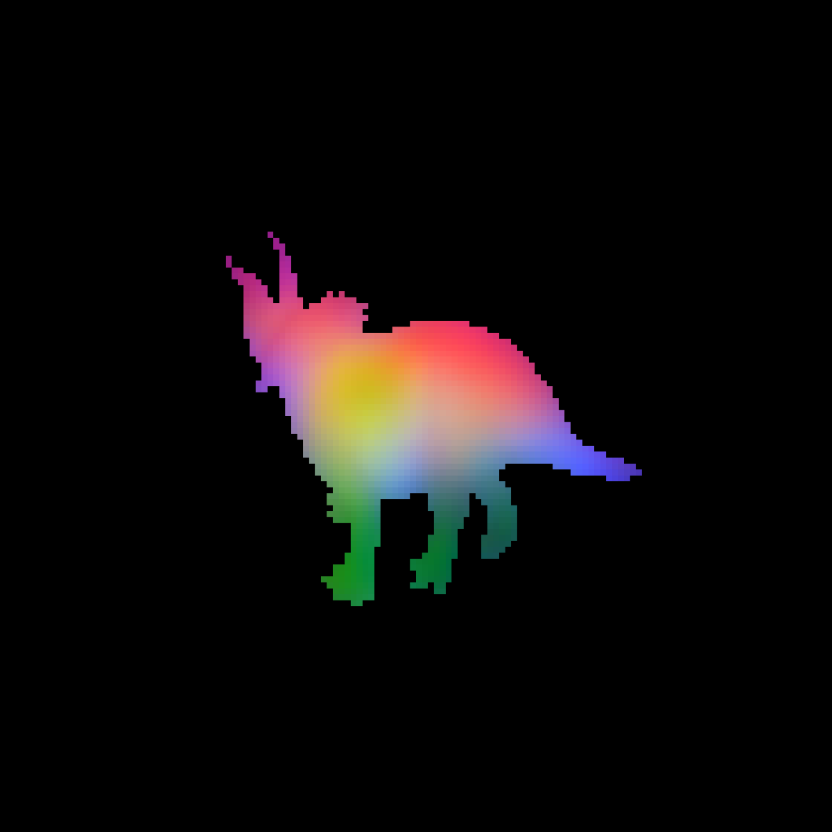 PCA features, DINOcular view 1