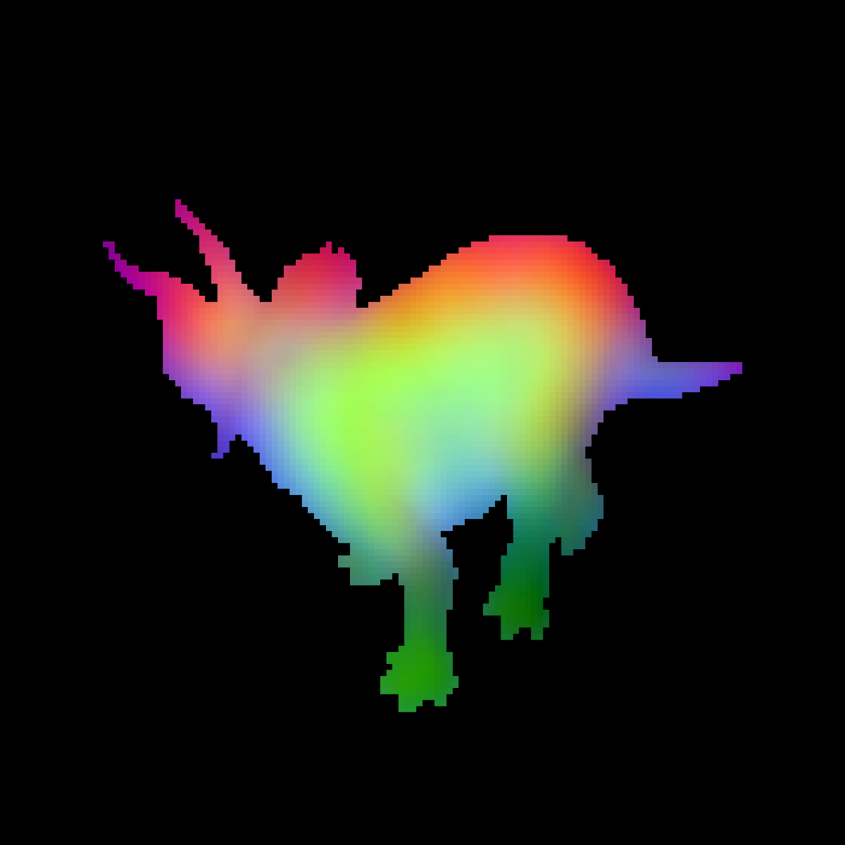PCA features, DINOcular view 2