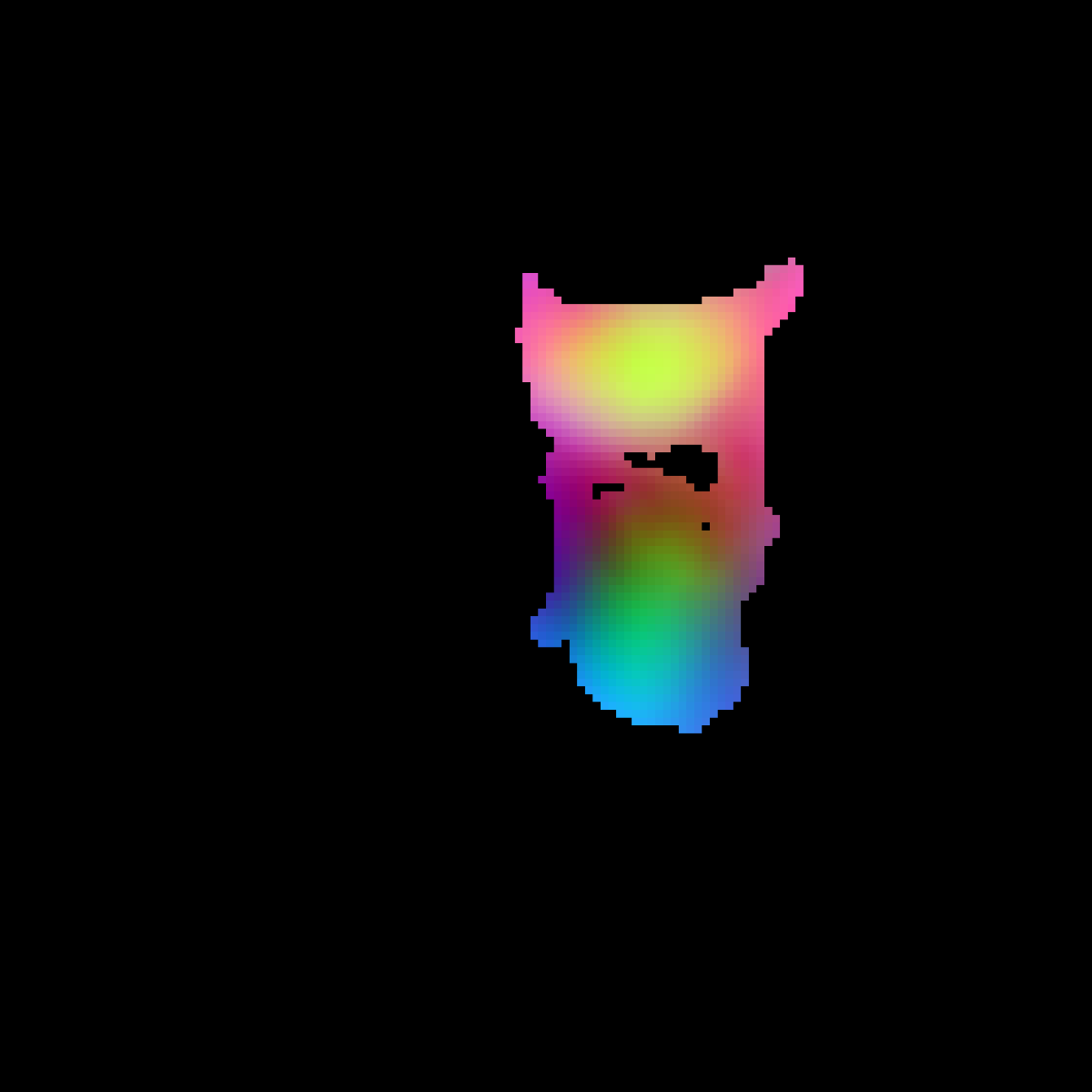 PCA features, DINOcular view 1